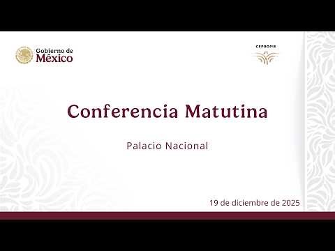 Conferencia matutina del viernes 19 de diciembre, 2025. 0303