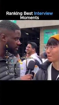 Ranking Best Interview Moments🎥
