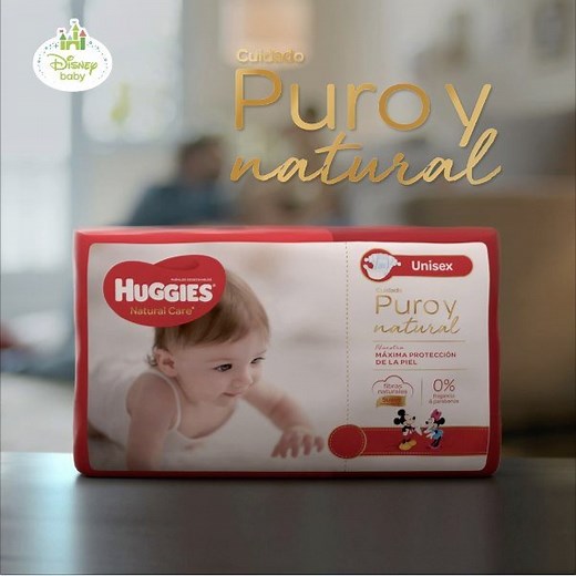 Los Nuevos Huggies Natural Care, cuidado puro y natural, hechos con fibras naturales, están diseñados para entregarle nuestra máxima protección de la piel a tu bebé con 0% fragancias y parabenos 👶 ¿Qué esperas para probarlos? #HuggiesChile #PuroYNatural | Huggies
