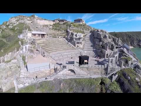 Aerial Cornwall : The Minack Theatre