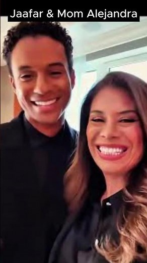 Jaafar Jackson and Mom Alejandra