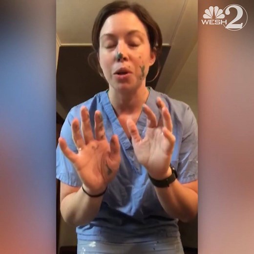 63K views · 350 reactions | A nurse made a video to demonstrate just how fast germs spread, even if you’re wearing gloves. | WESH 2 News | Facebook