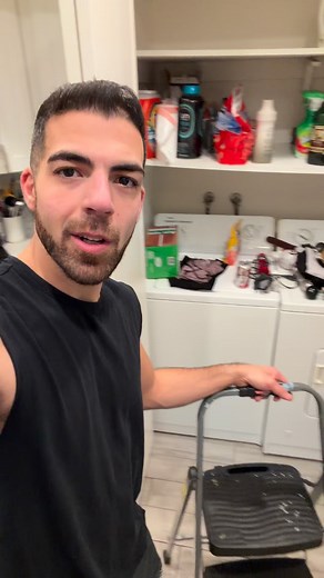 DIY Project: The real shock isn’t the new washer and dryer… it’s that we installed them ourselves 😅 #homeimprovement #diy #washerdryer #couple #humor | Tyler & Anthony