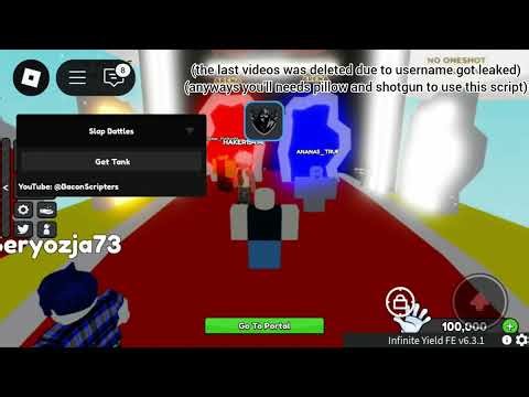 Slap Battles Script - Get Tank (REUPLOADED!!)