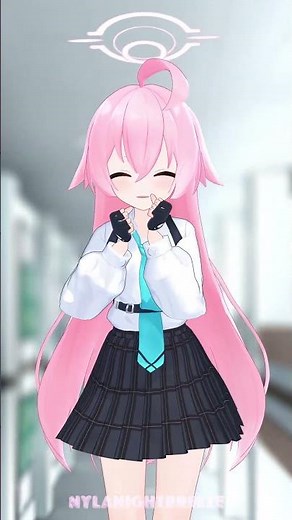 Hoshino アイドルはウーニャニャの件 The Idol is Unyanya | Blue Archive MMD #hoshino #bluearchiveglobal
