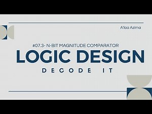 #07.3- Logic Design - n-Bit Magnitude Comparator