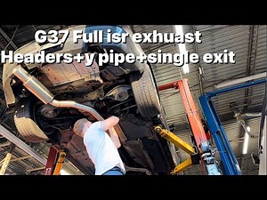 G37 FULL ISR EXHAUST INSTALL + SOUND/PULLS