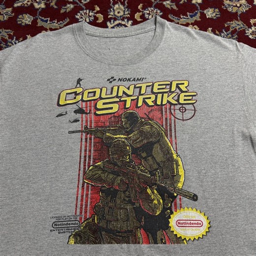 Playstation 2000s Counter-Strike video game promo tee by Loot crate | Grailed