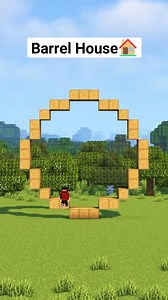 49K views · 5.8K reactions | Minecraft Barrel House #minecraft #minecrafttutorial #minecraftbuilds #minecraftbuilding | LockyCraft | Facebook