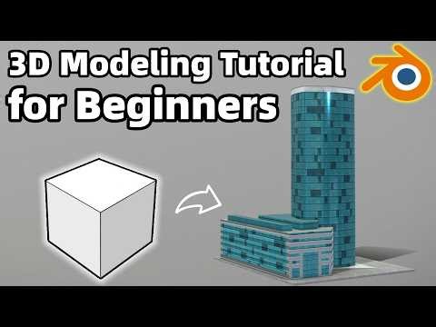 Blender Beginner Tutorial | Make a Modern Office Building in 5 Minutes (Super Easy!)