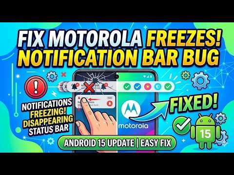Motorola Android 15 Bug: Fix Freezing & Missing Notification Bar Fast!
