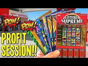POW! POW! 💥 Profit Session!! $100 "BIG RED" Lottery Ticket