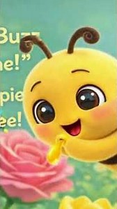 🐝 Buzzy the Bee Song | Fun Kids Nursery Rhyme About Honey & Friends 🌼✨