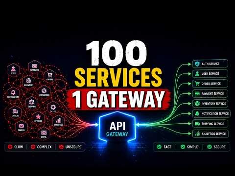 100 SERVICES 1 GATEWAY | What Actually Happens Inside an API Gateway?