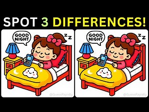🌟Spot 3 Clever Differences, Boost Your Observation Game!📸【#408 Brain Game Challenge】