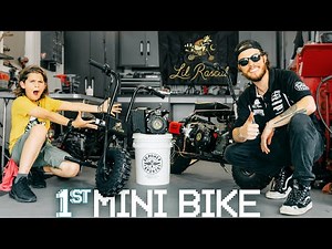 Building Our Neighbor His First Mini Bike! | Lil' Rascal | 79cc Predator Engine