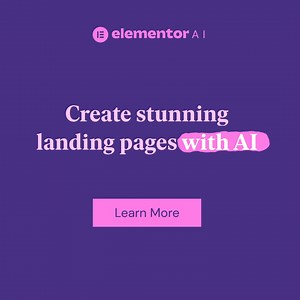 209 reactions | Blank Canvas to Stunning Landing Page? 樂 Introducing Elementor AI, your personal web design assistant! From concept to completion, with ease ✨ Start creating today and see the magic happen! | Elementor | Facebook