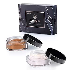 Tattoo Concealer,Makeup Cover Tattoo/Scar/Birthmarks/Vitiligo, Professional Waterproof Concealer Set, Cover Up Dark Spots Concealer