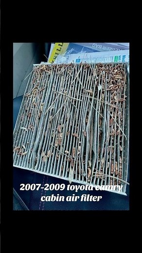 Toyota Camry cabin air filter replacement #automobile