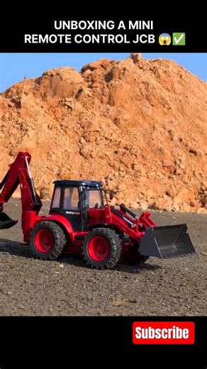 Unbox A Mini Remote Control Jcb 😱 #rc #jcb #unboxing #trendingshorts