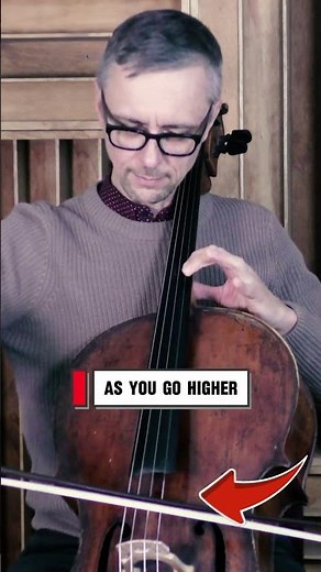 High notes on cello sound thin? 🎻Do THIS! #cellolessons