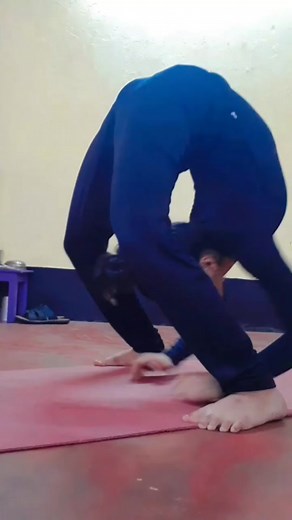 Contortionist Shows Amazing Triple Fold Skills