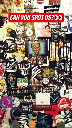 Every sticker tells a story! #bandlife ‪@MCRAustria‬ ‪@ClubWakuumGraz‬