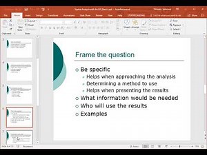 Spatial Analysis Basics
