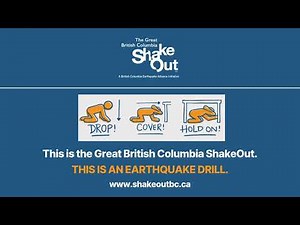 The Great British Columbia ShakeOut Drill Recording
