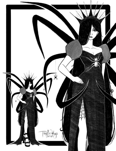 Spider Queen Character Design Ideas for Halloween