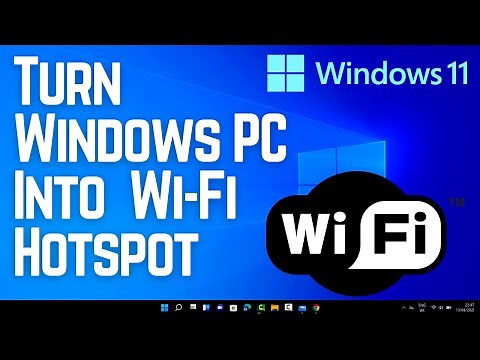 How To Turn Windows 11 Computer Into a Wi-Fi Hotspot | Create WiFi Hotspot in Windows 11