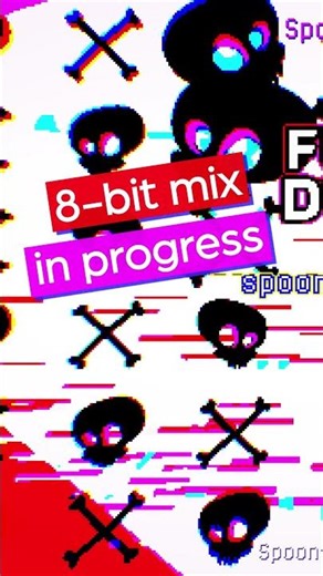 8-BIT MIX in progress! #spoonfyysh #electronica #motiondesigner
