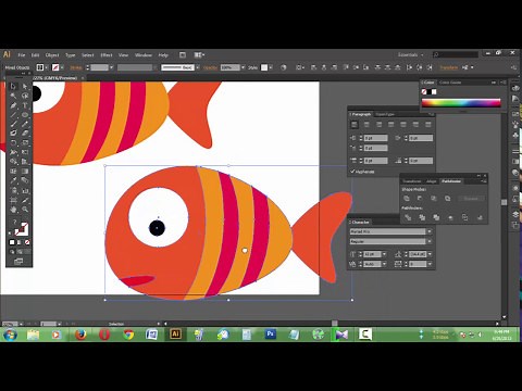 How to create Vector Fish on Illustrator Tutorial