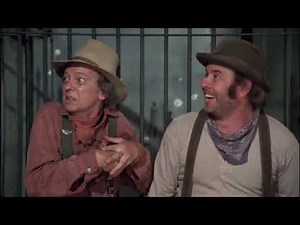 The Apple Dumpling gang robbery shootout scene