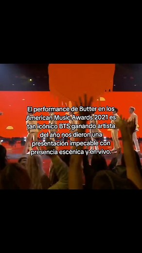 El épico performance de Butter de BTS en los American Music Awards 2021