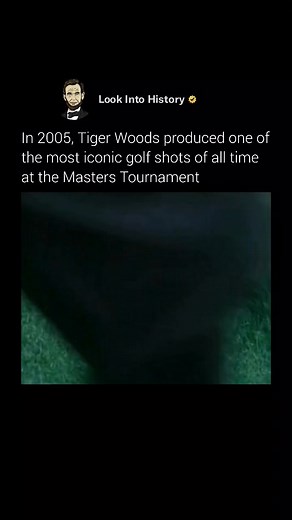 At the 2005 Masters Tournament, Tiger Woods pulled off one of the most iconic shots in golf history ⛳🔥 On the 16th hole at Augusta, he stood just off the green facing an impossible chip. He hit it perfectly — the ball climbed the slope, paused dramatically on the edge of the cup, then dropped in. The crowd lost its mind. That moment wasn’t just luck — it was precision, nerves of steel, and pure genius. The shot helped Woods edge out Chris DiMarco and secure his fourth Green Jacket, cementing hi