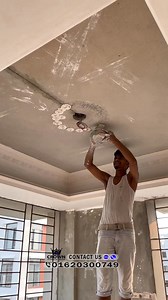How to install Gypsum ceiling Rose design for Jan or Jar Light | CROWN INTERIOR DECORATION