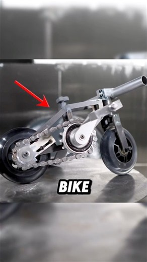 He Build the Smallest Bike
