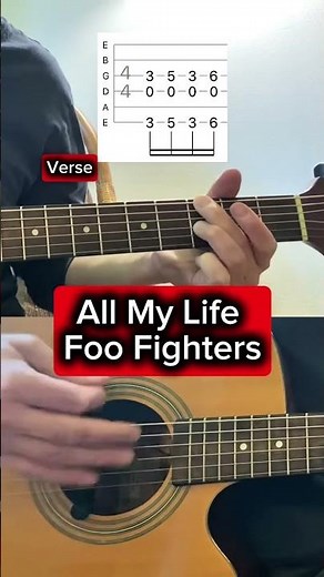 All My Life Guitar Tab (Foo Fighters)