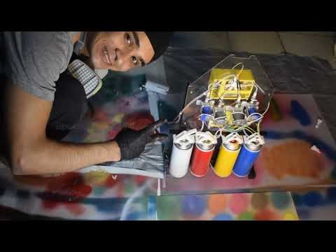 This machine creates any spray paint color you want!