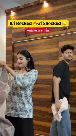 Bf rocked gf shocked// #explore #youtube #shorts #content #cuple #viral #funny