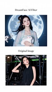 5.9K views · 30 reactions | See how DreamFace AI Filter transforms your photo into a stunning ancient portrait. Upload your image, choose your favorite style, and let AI do the magic! #DreamFace #lisa #blackpink #portait #photo #photoshoot #outfit #generativeai | DreamFace | Facebook