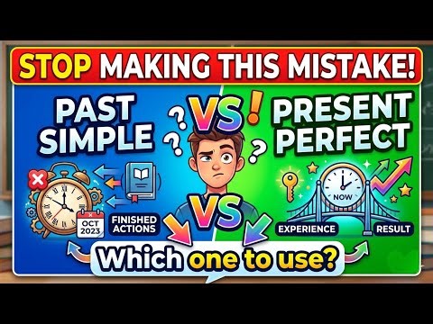 STOP Making This Grammar Mistake! Present Perfect vs. Past Simple #english #learnenglish