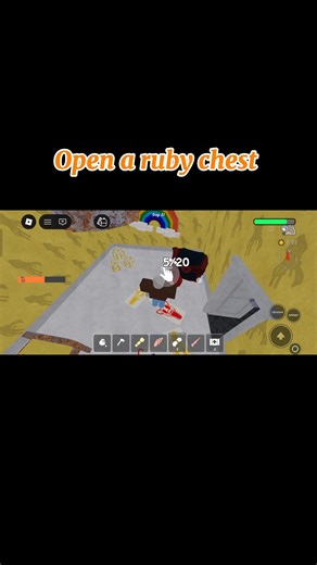 Ruby chest #roblox #trending #99nightintheforest