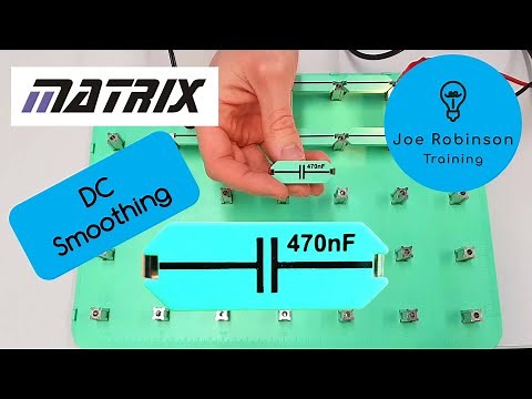 How to Smooth a Rectified Waveform Using Capacitors