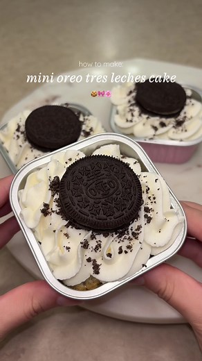 Mini Oreo Tres Leches Cake Recipe