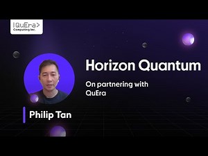 Philip Tan, Vice President at Horizon Quantum, on joining the QuEra Quantum Alliance