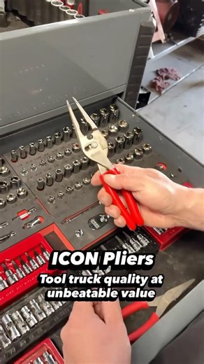 ICON pliers offer tool truck quality at an unbeatable value, and include a lifetime warranty.