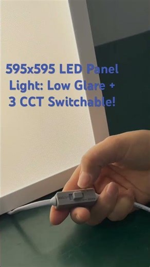 "595x595 Low Glare LED Panel Light (UGR 19): 3 CCT Switchable + Philips Driver | 36W /40W