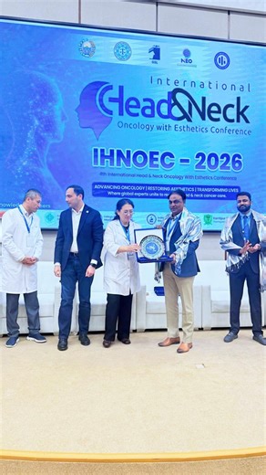 International Recognition in Facial Cosmetic Surgery | Dr Pentyala at HNOEC Tashkent,Uzbekistan